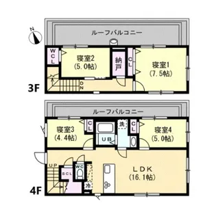 エフティヒア西品川【3階】の間取り