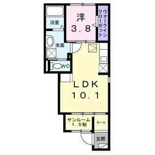 FOUR【1階】の間取り
