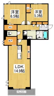 エトワール【2階】の間取り