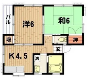 ハウスF【2階】の間取り