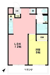 シャトレー武蔵野【4階】の間取り