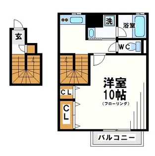 フロレスタ【2階】の間取り