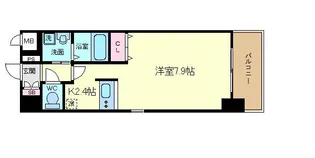 プレサンス京都四条河原町ネクステージ【2階】の間取り