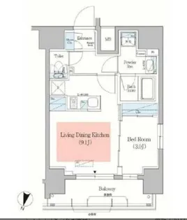アーバネックス千代田淡路町【9階】の間取り