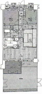ダイアパレス鶴ケ谷南【1階】の間取り