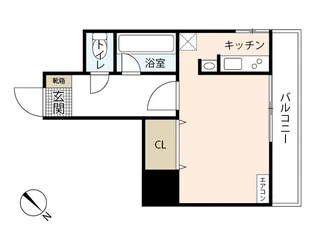 ロッシーハウス【7階】の間取り