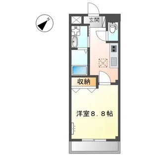 プチ・シャンブル【2階】の間取り