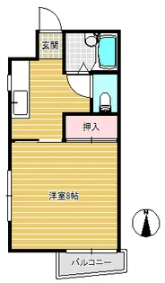 エスポワール錦町【3階】の間取り