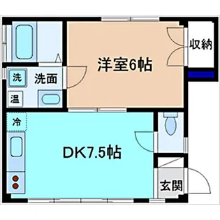 ラ・ヴィル尾山【2階】の間取り