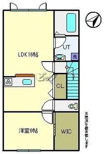 EAST TOWN(イーストタウン)B棟【2階】の間取り
