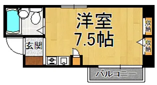 リーフエイジ園田【2階】の間取り