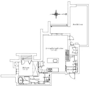 パークサイドヒルズ【4階】の間取り