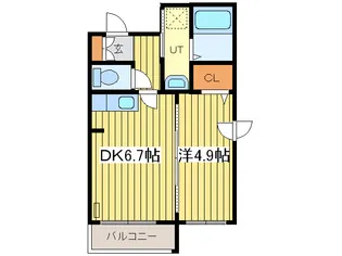 Arty motomachi 【アルティ元町】【2階】の間取り