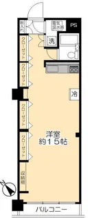 長者町ビジネスマンション【10階】の間取り