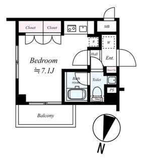 SIN-City板橋本町【2階】の間取り