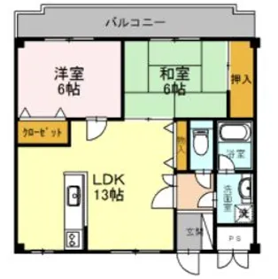 稲善マンション【2階】の間取り