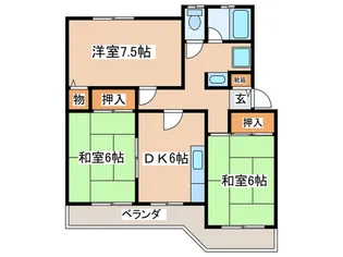 ヴィラ水澤【1階】の間取り