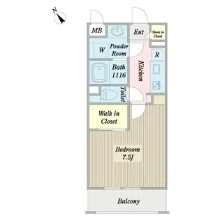 GALAXIA【1階】の間取り