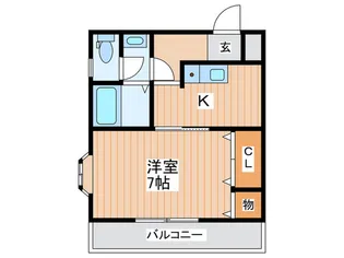 アパルトミサキ【3階】の間取り