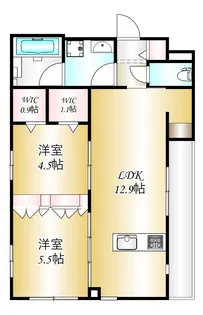 CITRUS Residens 東棟【1階】の間取り