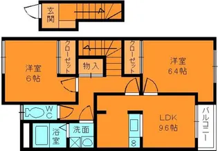 パティオ リッチモンド【2階】の間取り