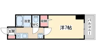 メゾンルミエール【1階】の間取り
