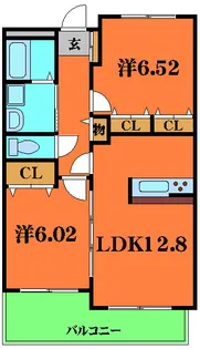 グランジュール44【6階】の間取り