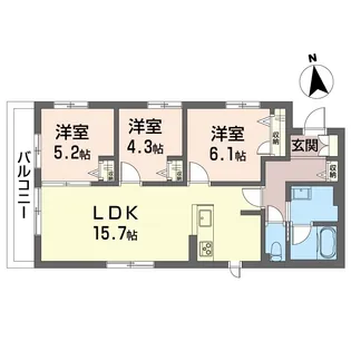 フィオーレ【2階】の間取り