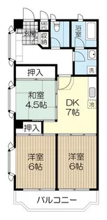 パールハイツ文化町【1階】の間取り