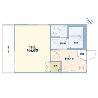 ラーチェス菊名【1階】の間取り