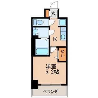 プレサンスSAKAEフロント【10階】の間取り