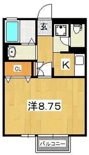 サンハイツIII【1階】の間取り