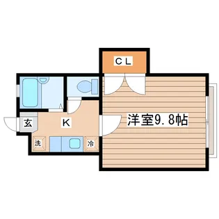 ドマーニちとせ【2階】の間取り