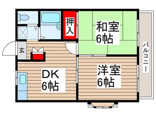 エステ-ト向陽【2階】の間取り