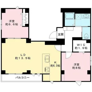 フラッツ平河町(東京ゼロエミッションハウス)(フラッツヒラカワチョウ)【3階】の間取り