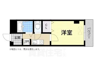 ルミエール霞ヶ丘【1階】の間取り