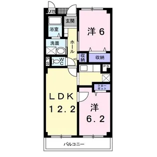 アンシャンテ・III【3階】の間取り