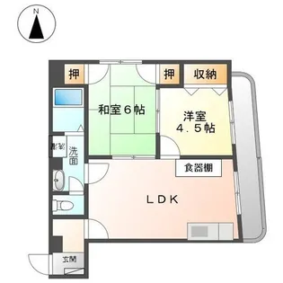 セーフティーメゾン新富士【3階】の間取り