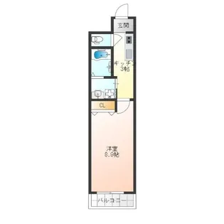 フジパレス住之江通I番館【3階】の間取り
