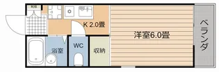 プレジールゆみ【1階】の間取り