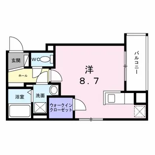 ヒカルサ明石南王子【2階】の間取り