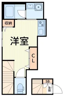 FAIR北小岩B棟【2階】の間取り