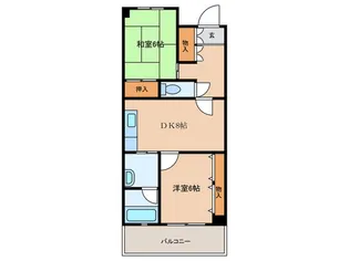 エピナ-ル【4階】の間取り