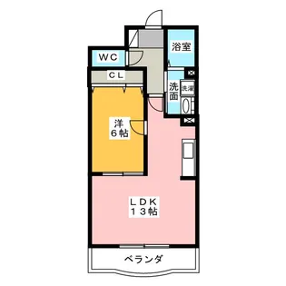 メゾンSKII【4階】の間取り