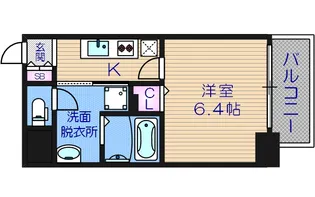 グランパシフィック大国町【5階】の間取り
