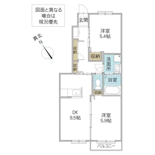 レクエルド【1階】の間取り