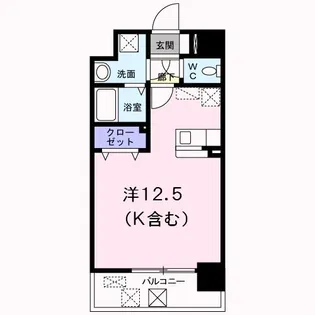 クラウン パレス【6階】の間取り