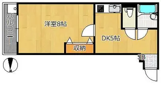 メゾン・ド・四谷(メゾンド四谷)【6階】の間取り