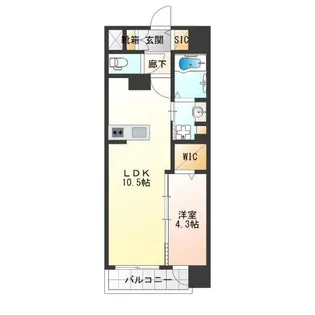 サザンネスト住ノ江駅前【2階】の間取り
