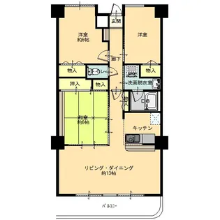ローゼンクローネ【10階】の間取り